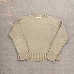 Everlane Cotton Honeycomb Square Crewneck - Small